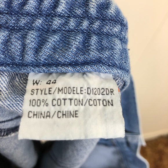 Vintage 90s Dickies Denim 6” Carpenter Shorts Sz 44 - Picture 11 of 11